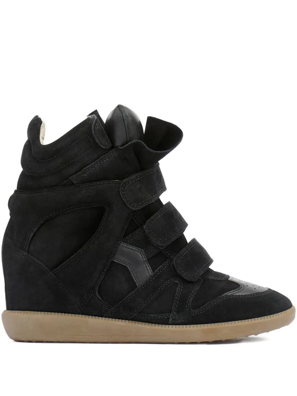 Black Wedge Sneaker